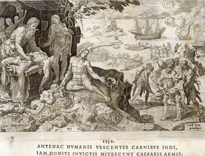 Campo de batalla en el Nuevo Mundo en 1530, lámina 6 de 