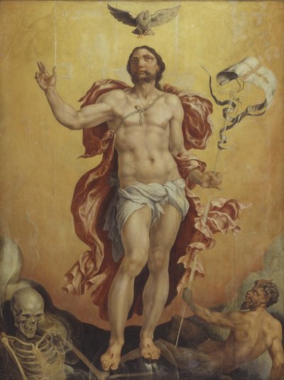 Cristo Venciendo al Pecado y la Muerte de Maarten van Heemskerck