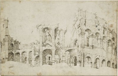 Maarten van Heemskerck - Roma, el Coliseo de Maarten van Heemskerck