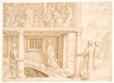 La Llamada de Mateo de Maarten van Heemskerck