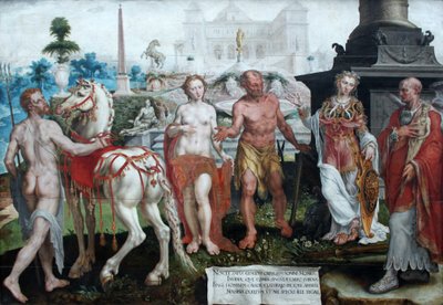 Momos reprocha las obras de los dioses de Maarten van Heemskerck