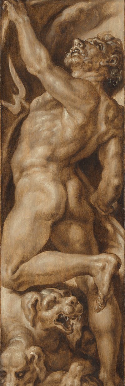 Plutón y Cerbero
Plutón en Cerbero de Maarten van Heemskerck