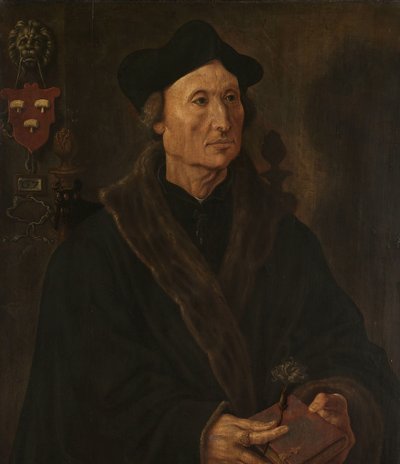 Retrato de Johannes Colmannus, rector del convento de Santa Águeda en Delft de Maarten van Heemskerck