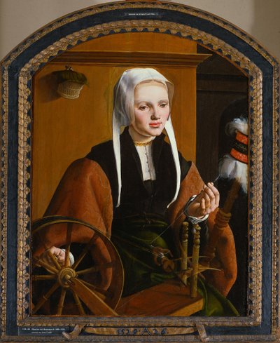 Retrato de una joven dama, 1529 de Maarten van Heemskerck