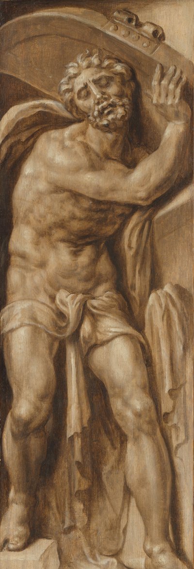 Sansón llevando la puerta de Gaza
Sansón llevando las puertas de Gaza de Maarten van Heemskerck