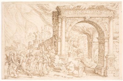 La destrucción de Sodoma de Maarten van Heemskerck