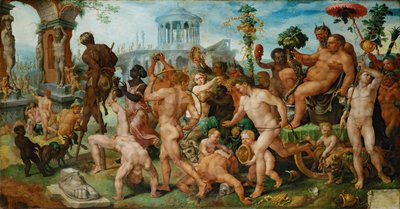 El desfile triunfal de Baco, c. 1536 de Maarten van Heemskerck