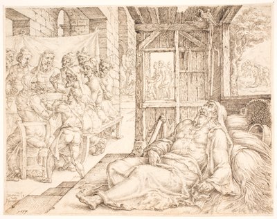 La ceguera de Tobías de Maarten van Heemskerck