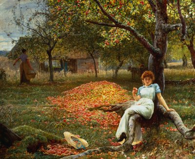 El huerto de manzanas, 1890 de Robert Walker Macbeth