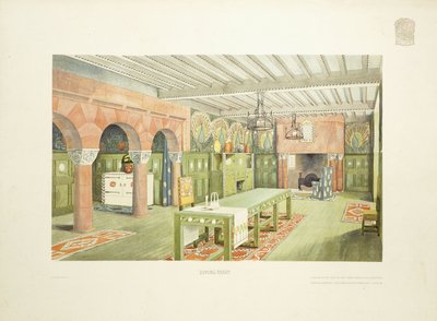 Comedor, Isla de Man, c.1901 de Mackay Hugh (after) Baillie Scott