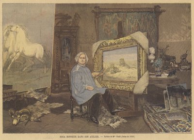 Rosa Bonheur en su estudio de Madame Consuelo Fould