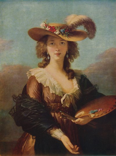 Retrato del Artista, después de 1782, c. 1915 de Madame Vigee Lebrun