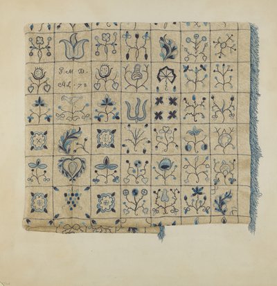 Cubrecama de Mae A. Clarke