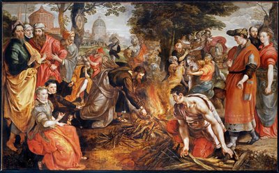 San Pablo picado por una víbora ... de Maerten de Vos