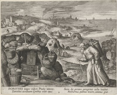 San Doroteo de Gaza como un Ermitaño de Maerten Vos de