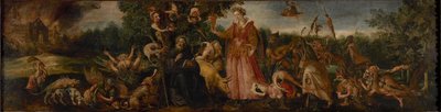 La tentación de San Antonio, 1585-1590 de Maerten Vos de