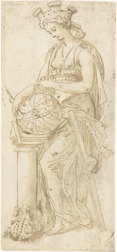 Geometría Entrada de diseño en Amberes 1594 (título de la serie) de Maerten de Vos