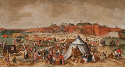 Demolición de la Ciudadela de Amberes, finales del siglo XVI de Maerten van Cleve