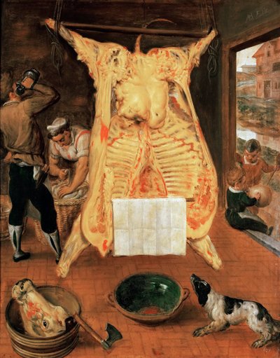 El buey abatido de Maerten van Cleve