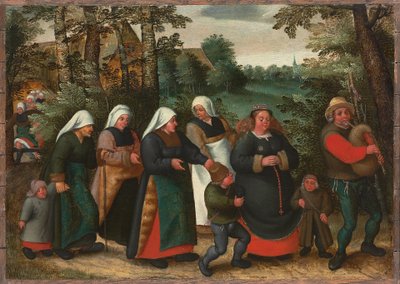 La procesión de la novia de Maerten van Cleve