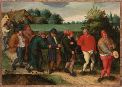 La procesión del novio de Maerten van Cleve