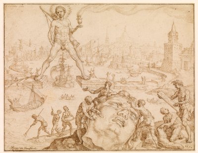 Coloso de Rodas, 1570 de Maerten van Heemskerck