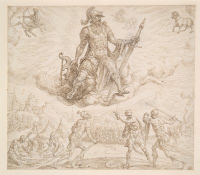 Marte, el temperamento colérico de Maerten van Heemskerck