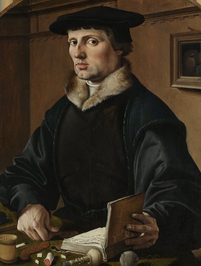 Retrato de un hombre, posiblemente Pieter Gerritsz Bicker, 1529 de Maerten van Heemskerck