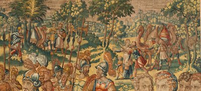 Historia de Gedeón, juez y guerrero de los hebreos, finales del siglo XVI (tapiz) de Maerten van Heemskerck