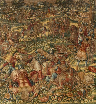 Historia de Gedeón, finales del siglo XVI (seda y lana) de Maerten van Heemskerck