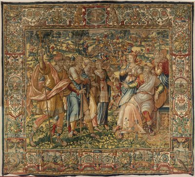 Historia de Gedeón, finales del siglo XVI (seda y lana) de Maerten van Heemskerck
