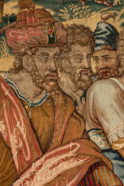 Historia de Gedeón, finales del siglo XVI (seda y lana) de Maerten van Heemskerck