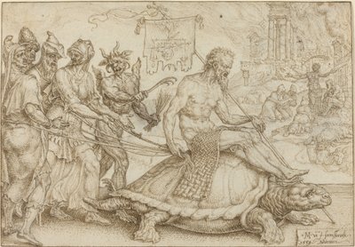 El triunfo de Job de Maerten van Heemskerck