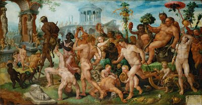 El triunfo de Baco, 1536-7 de Maerten van Heemskerck