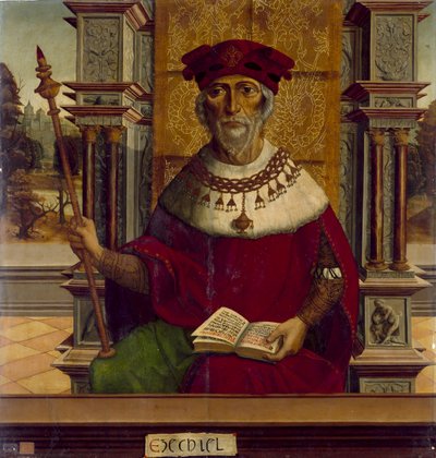 El profeta Ezequiel, c. 1525 de Maestro de Becerril