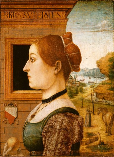 Retrato de una mujer, posiblemente Ginevra d
