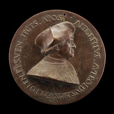 Altobello Averoldo de Brescia, fallecido en 1531, obispo de Pola, legado apostólico [anverso], 1520s de Maffeo Olivieri