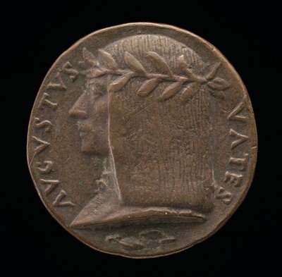 Augusto da Udine Publio Augusto Graziani, Poeta y Astrólogo [anverso], c. 1519 de Maffeo Olivieri