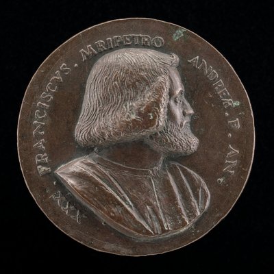 Francesco Malipiero, patricio veneciano, hermano de Vincenzo [anverso], 1523 de Maffeo Olivieri