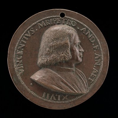 Vincenzo Malipiero, patricio veneciano, hermano de Francesco [anverso] de Maffeo Olivieri