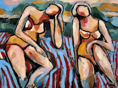 Descanso en la playa en verano de Magdalena  Krzak