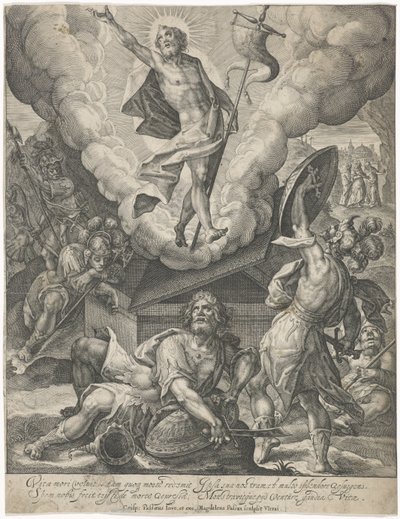 resurrección de cristo de Magdalena van de Passe