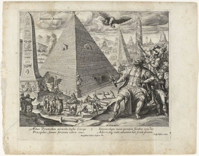 Pirámide de Egipto Las siete maravillas del mundo (título de la serie) de Magdalena van de Passe