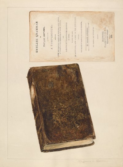 Libro - Gramática inglesa, c. 1936 de Magnus S. Fossum