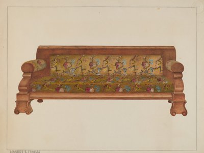 Sillón alto, c. 1938 de Magnus S. Fossum