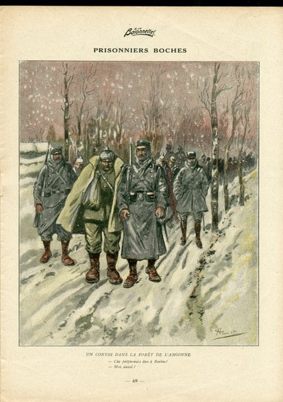 La Baionnette, Satírico en Colores de Henri Maigrot