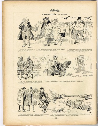 La Baionnette, Satirique en Colours de Henri Maigrot