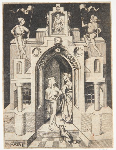Danés: Bienvenida en una puerta de Mair von Landshut