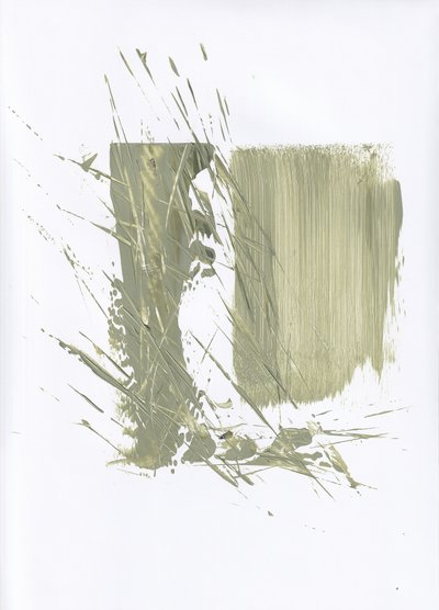 Trazos verdes abstractos de Maira Ribena