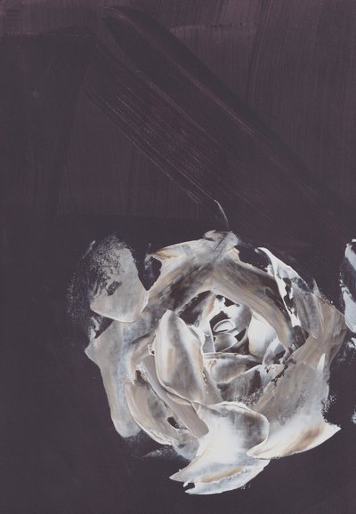 Rosa abstracta oscura de Maira Ribena